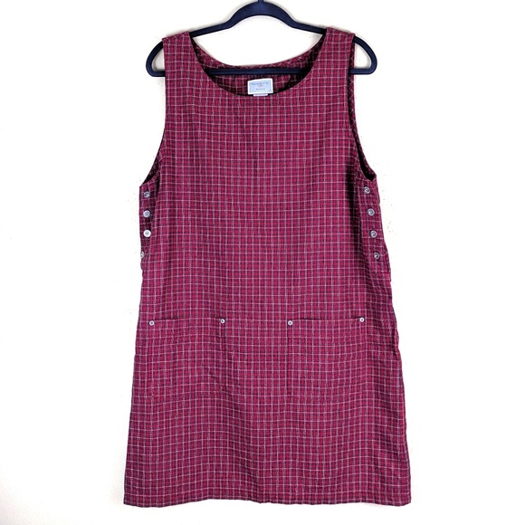 Susan Bristol Dresses & Skirts - Vintage Susan Bristol Gingham Red Checkerd Dress L
